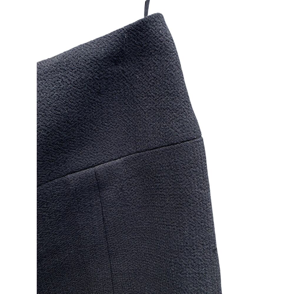 Vintage CHANEL BOUTIQUE Black Wool A-Line Mini Skirt Fall 1997 Collection 40 6 8 - Picture 3 of 9